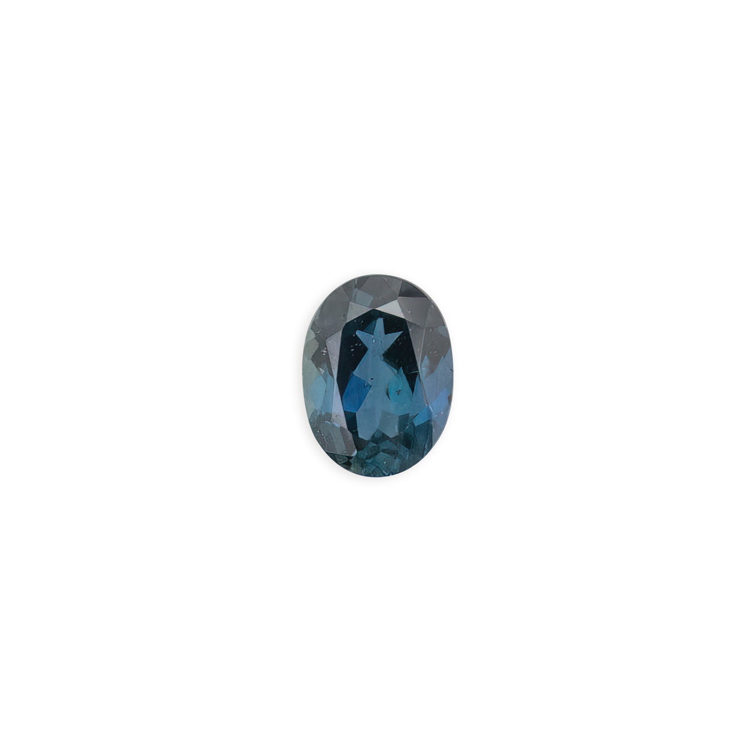 0.90ct Oval Cut Deep Teal Blue Queensland Sapphire SO254
