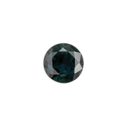 1.96ct Round Dark Teal Blue Queensland Sapphire SR214