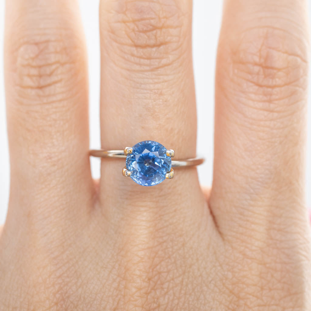 2.42ct ラウンドカット ブルーサファイア スリランカ産 SR226