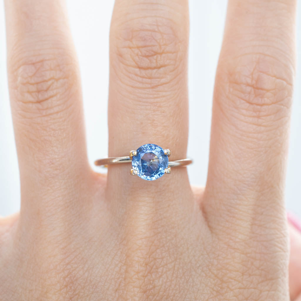 1.84ct ラウンドカット ブルーサファイア スリランカ産 SR227