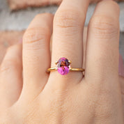 1.71ct Oval Cut Pink Tourmaline