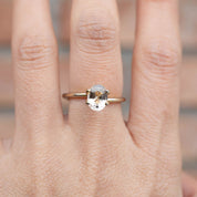 1.51ct Oval Cut Light Peach Madagascar Sapphire