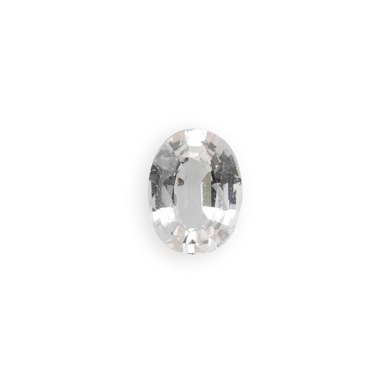 1.34ct Oval Cut Light Peach Madagascar Sapphire