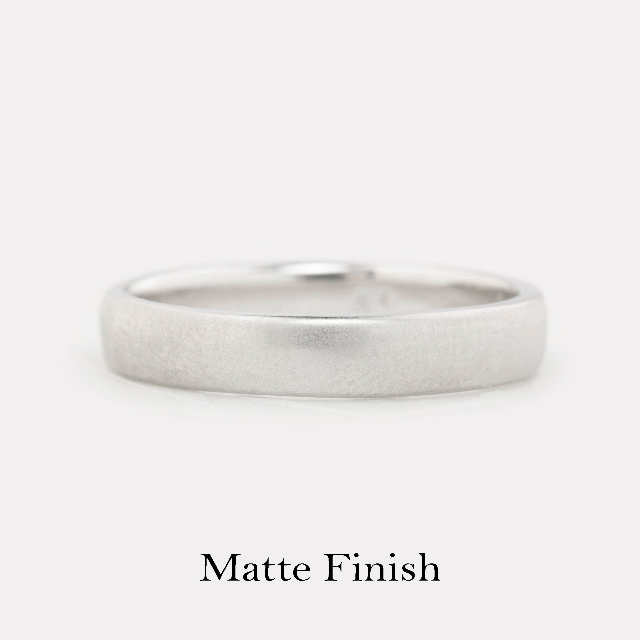 ハーフラウンド ストレート リング Half-Round Straight Band